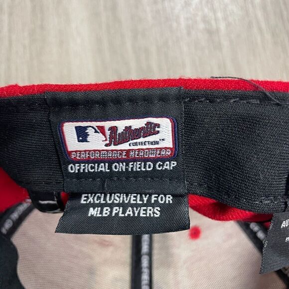 Texas Rangers Hat Cap Red 7 1/8 New Era World Series On Field Fitted 59Fifty MLB - Picture 8 of 8